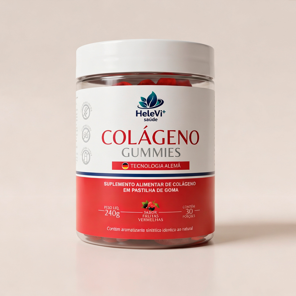 Colágeno Frutas Vermelhas Gummies