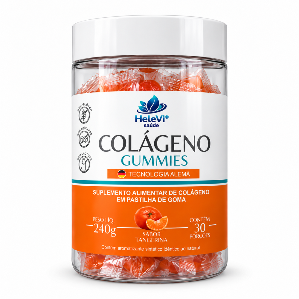 Colágeno VERISOL® Gummies – Tangerina