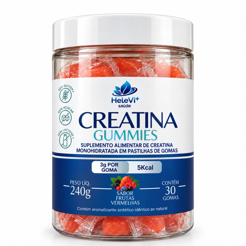 Creatina Gummies – Frutas Vermelhas